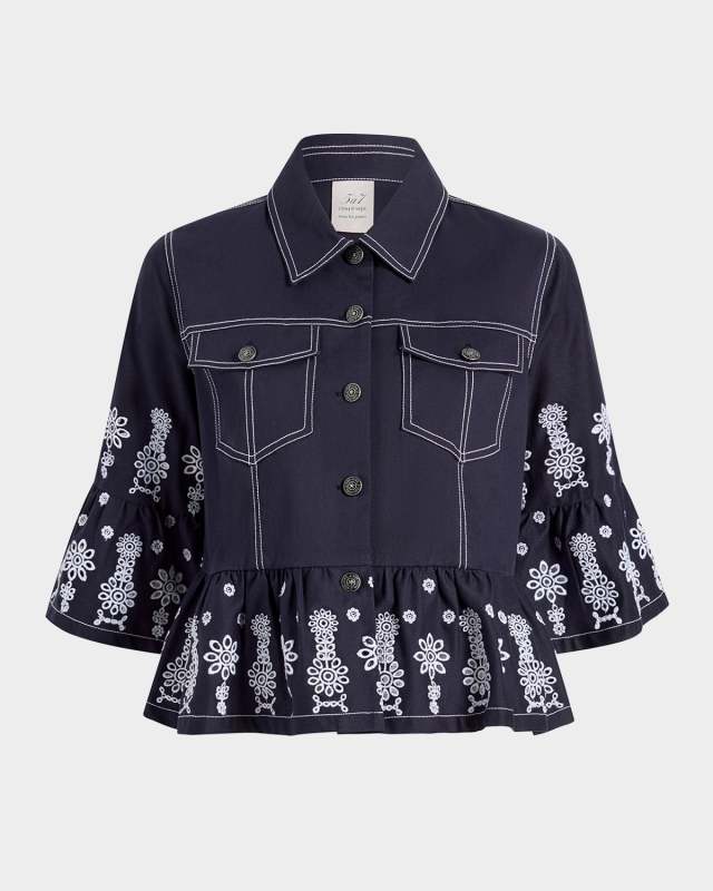 Mandie Eyelet Jacket